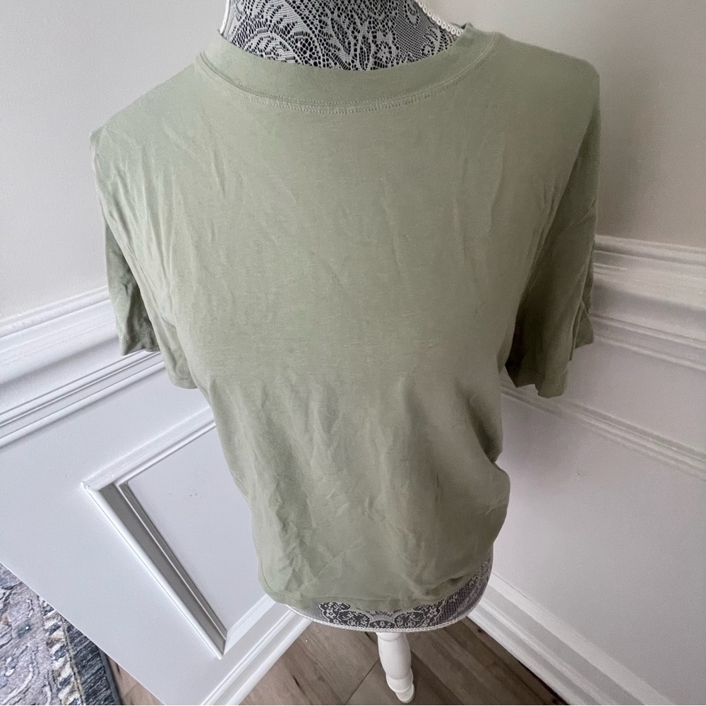 Calia Womens Olive Green T-shirt Size S - Picture 3 of 3